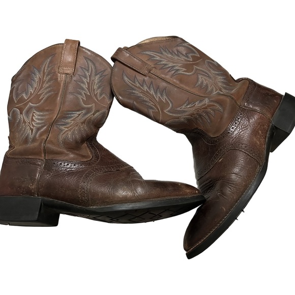 Ariat Other - Ariat Heritage Stockman Western Boot Men's Round Toe Leather Boots Size 11.5 D